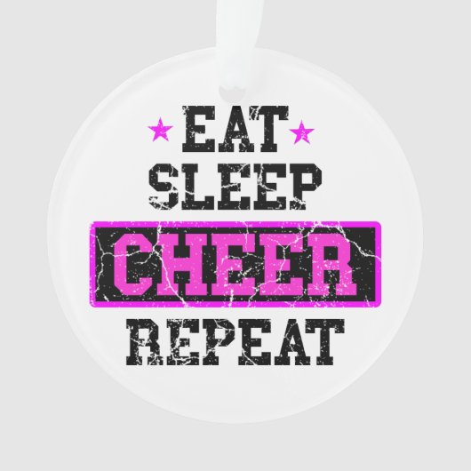 Mangez le sommeil Cheer Répéter l'ornement photo P (devant)