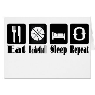 mangez le sommeil de basket-ball et le répétez