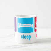 Mangez le sommeil écrivent la tasse (Centre)