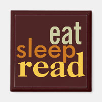 Mangez le sommeil Lire les couleurs Muet Magnet