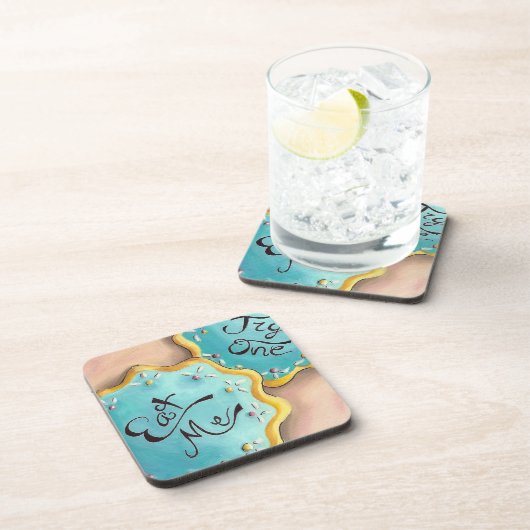 Mangez-moi des dessous de verre Alice dans des (Côté Droit)