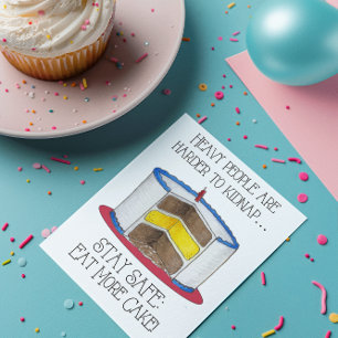 Mangez Plus De Gâteau Carte Postale Inspirante