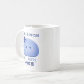 Mangez Plus De Mochi, Kawaii Citation Mignonne Mug (Devant gauche)