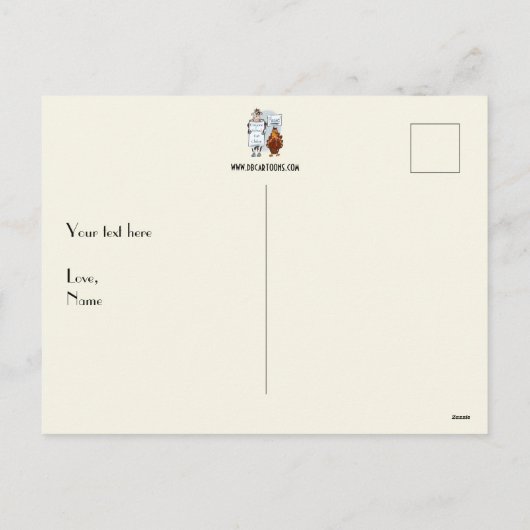 Mangez Plus De Poulet Carte De Vacances Thanksgivi (Dos)