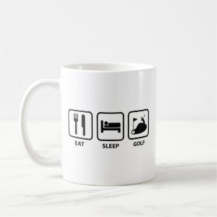 Mangez Sleep Golf Café Mug