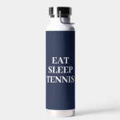 Mangez Sleep Tennis Navy Bouteille d'eau bleue (Gauche)