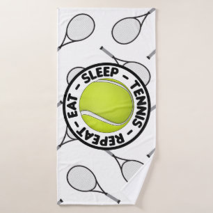 Mangez Sleep Tennis Répéter avec Ball et raquette 