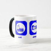 Mangez. Sommeil. Badminton. Tasse (Devant gauche)