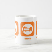 Mangez. Sommeil. Badminton. Tasse (Centre)