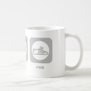 Mangez. Sommeil. Course. Tasse
