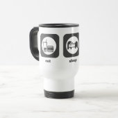 Mangez. Sommeil. Le football. Tasse (Devant gauche)