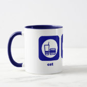 Mangez. Sommeil. Ping-pong. Tasse (Gauche)