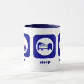 Mangez. Sommeil. Ping-pong. Tasse (Centre)