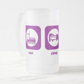 Mangez. Sommeil. Vélo. Tasse (Devant gauche)