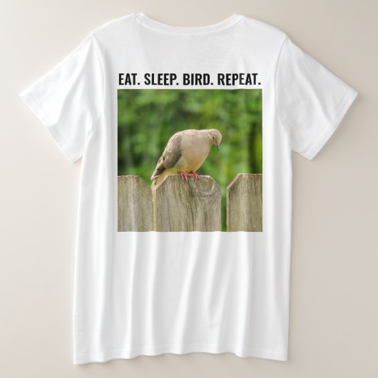 Mangez un oiseau endormi Répétez la taille plus gr (Design dos)