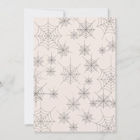 Mangez un verre et soyez effrayant Carte d'Hallowe (Dos)