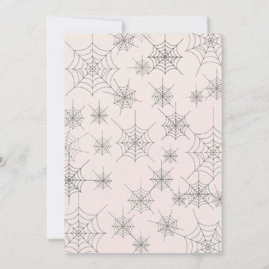 Mangez un verre et soyez effrayant Carte d'Hallowe (Dos)