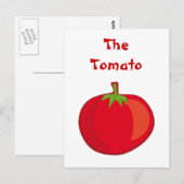 Mangez vos Légumes La Carte Postale Tomate (Devant / Derrière)