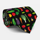 Mangez votre cravate de motif de Multi-Légume de (Roulé)