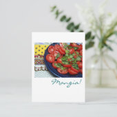Mangia. Briefkaart (Staand voorkant)