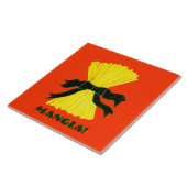 Mangia Italiana Ceramic Tile Trivet Tegeltje (Zijkant)