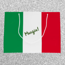 Mangia Italy Flag Red White en Green