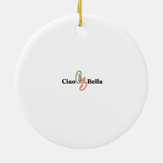 Mangia Kerst Ornament (Achterkant)