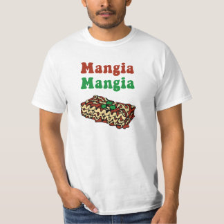 Mangia Mangia Italiaans Eet T-Shirt