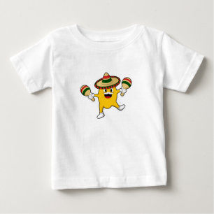 Mango als muzikant met Maraca