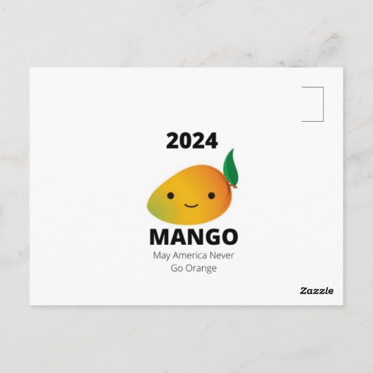 MANGO-Briefkaart Briefkaart (Achterkant)