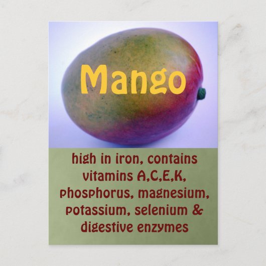 mango-briefkaart briefkaart (Voorkant)