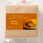 Mango Chutney blikken etiketten (Insitu)