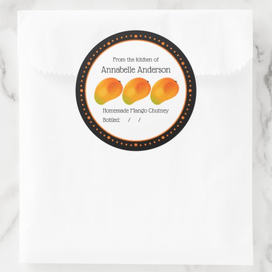 Mango Chutney Sticker (Tas)