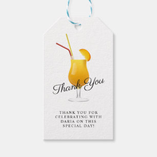 Mango Cocktail Party Gift Labels Cadeaulabel