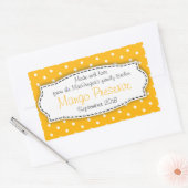 Mango confiture confiture orange étiquette sticker (Enveloppe)