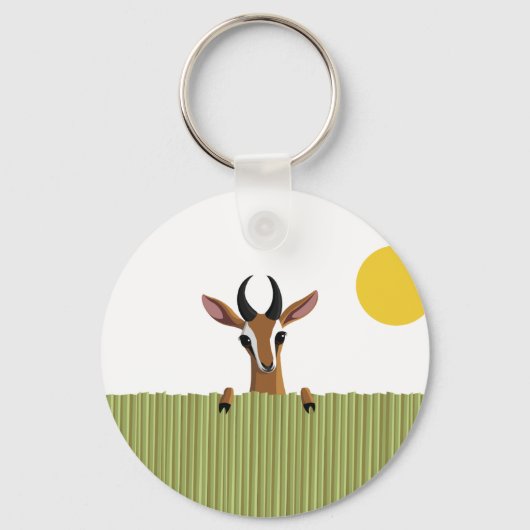 Mango de Gazelle Peek-a-boo Sleutelhanger (Voorkant)