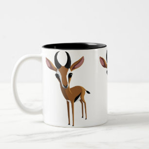 Mango de Gazelle Tweekleurige Koffiemok