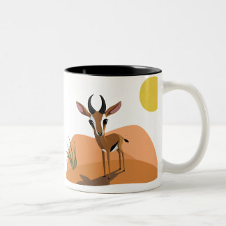 Mango de Gazelle Tweekleurige Koffiemok