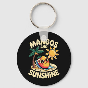 Mango Design Voor Mannen Vrouwen Vegan Mango Liefh Sleutelhanger