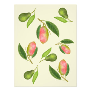 Mango en Avocado Foto Afdruk