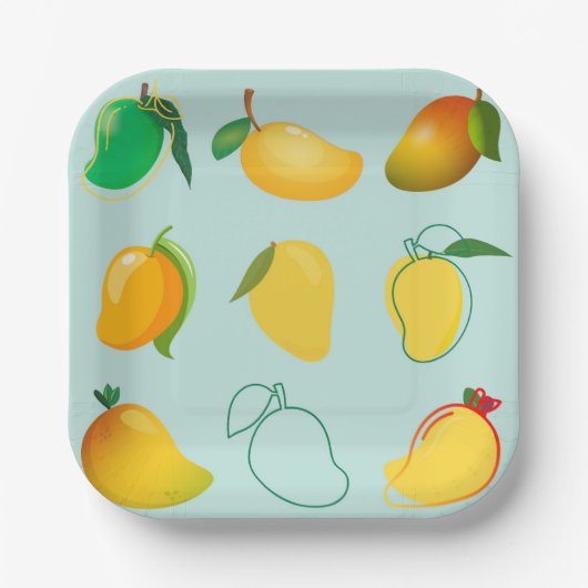 Mango Fresh Papieren Bordje (Voorkant)