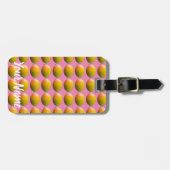 Mango Fruit Pattern for Vegetarian and Vegan Bagagelabel (Voorkant horizontaal)