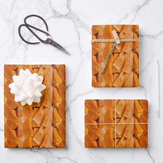 Mango Fruit Pattern Inpakpapier Vel (Voorkant)