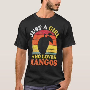 Mango Fruit Vintage Gewoon Een Meisje Dat Van Mang T-shirt