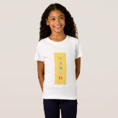 "Mango" Fun T-shirt graphique - Bold Jaune (Devant entier)