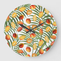 Mango & Groen Zomer Fruitpatroon