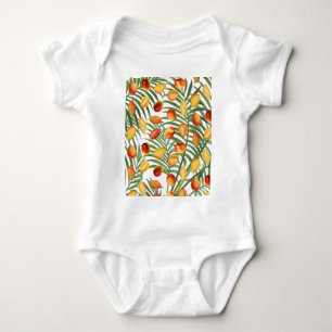  Mango & Groen Zomer Fruitpatroon Romper