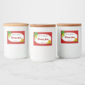 Mango Jam Canning Voedselcontainer Etiket (Flessen)