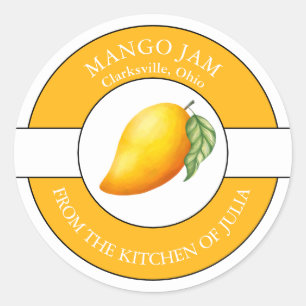 Mango Jam Étiquette