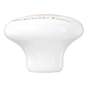Mango. Keramische Knop (Zijkant)